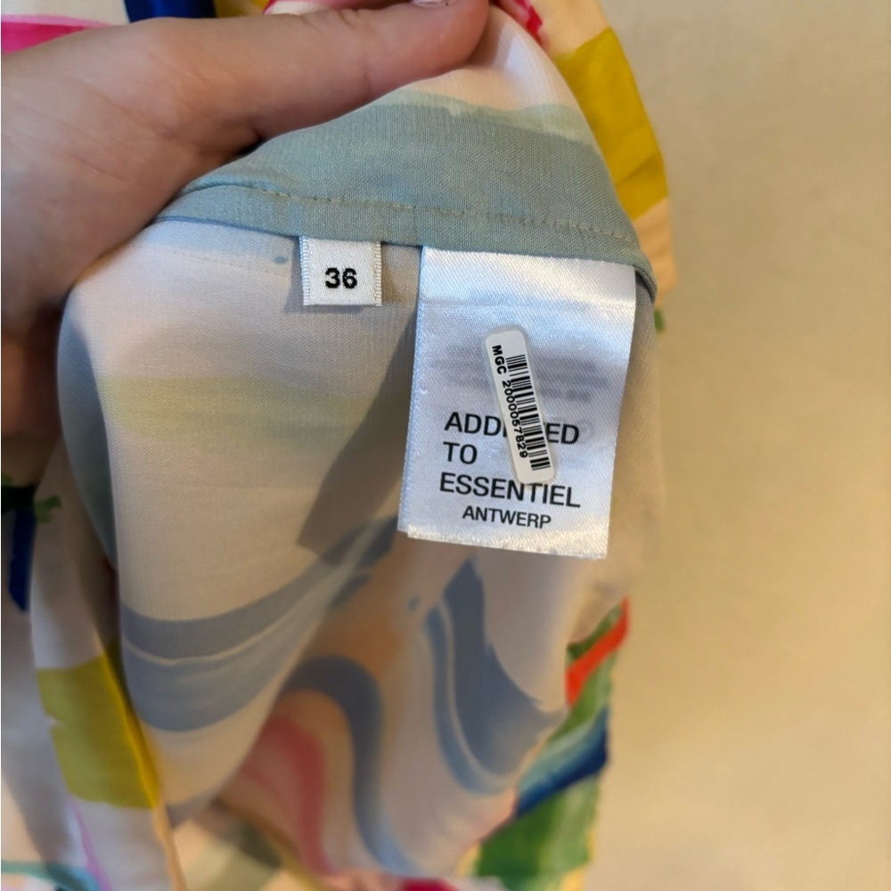 Essential Artwerp Multi Color Top Size 36 - image 7